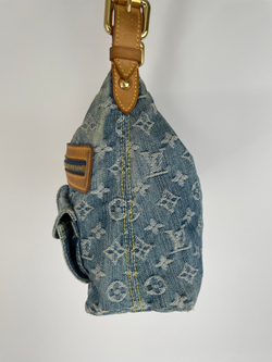 Сумка Louis Vuitton BLUE MONOGRAM DENIM & VACHETTA LEATHER BAGGY PM