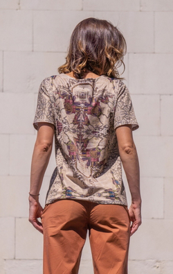 Футболка "Dance macabre", по мотивам рисунка XVI века