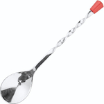 Ложка барная «Пробар»;сталь нерж.;,L=180,B=35мм;серебрист. (Цвет: серебристый)