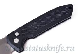 Нож Pro-Tech Rockeye Textured Black Smoky Gray DLC 3V Exclusiveфотография - 3