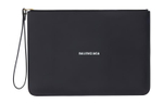 Balenciaga Cow Leather Clutch Men"s Black