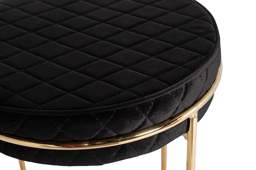 Банкетка Garda Decor GY-BEN8178GOLD-BL