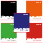 Тетрадь А5, 48 л., STAFF, клетка, офсет №2 ЭКОНОМ, обложка картон, "ОФИС", 402783