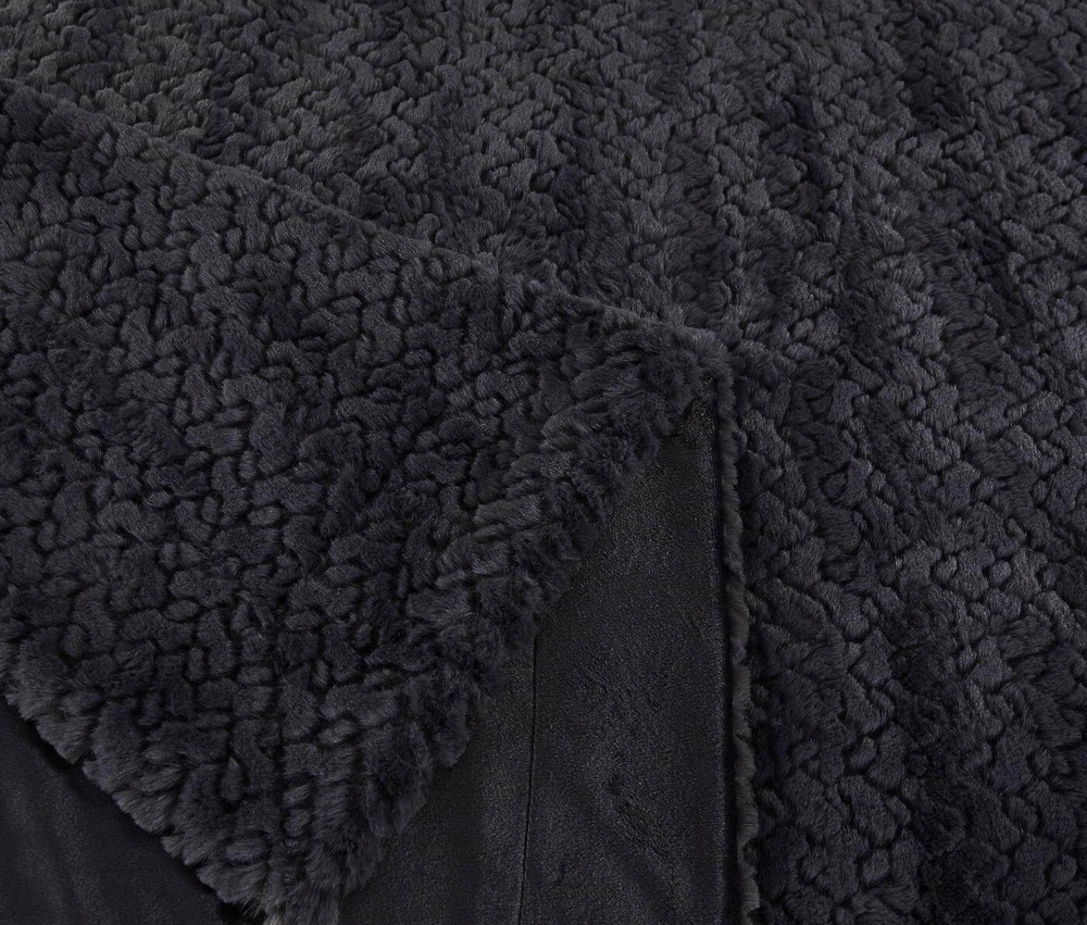 Плед 160х220 Sofi De MarkO Теодор антрацит