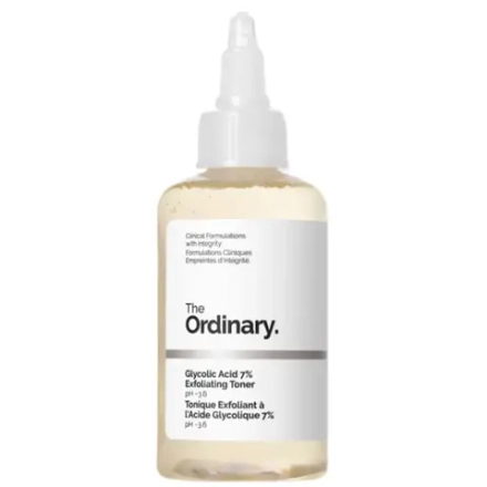 Веганский пилинг-тоник с 7% гликолевой кислоты The Ordinary Glycolic Acid 7% Exfoliating Toner 240 мл.