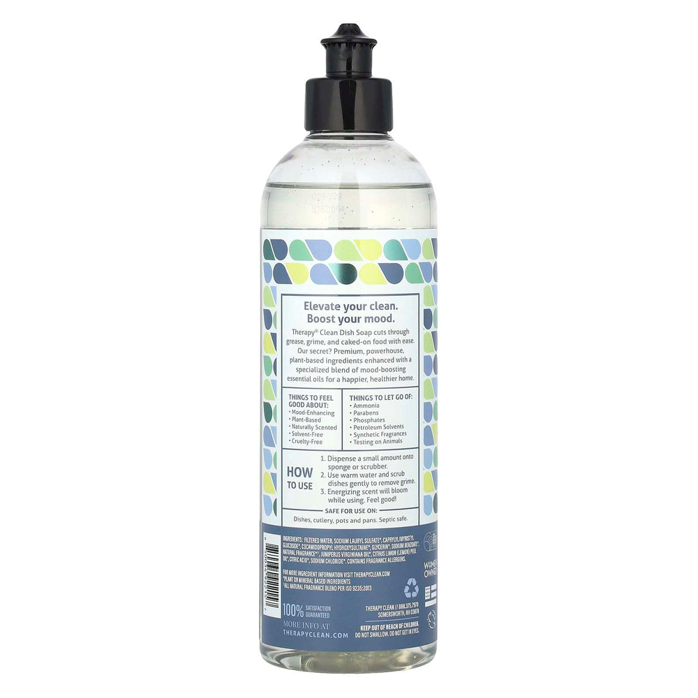 Therapy Clean, Мыло для посуды, можжевельник и лимонная цедра, 473 мл (16 жидк. унц.)
