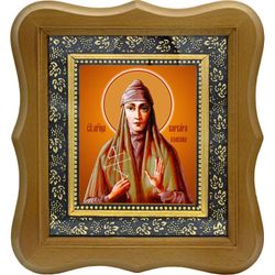 Варвара Конкина, преподобномученица, послушница. Икона на холсте.