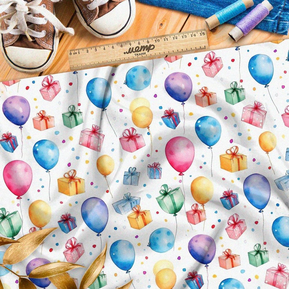 Ткань Барби праздничная фейерия