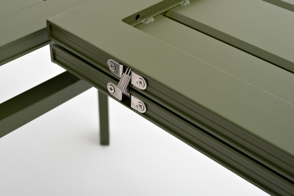 Обеденный стол из алюминия GONZO раздвижной 200/300 см олива  Joygarden