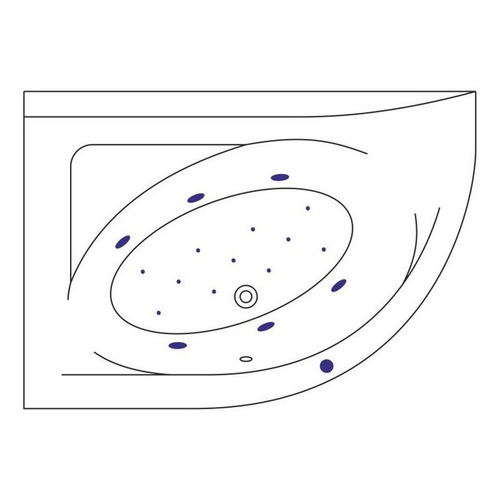 Акриловая ванна Excellent Aquarella L Relax 1700x1100 WAEX.ARL17.RELAX