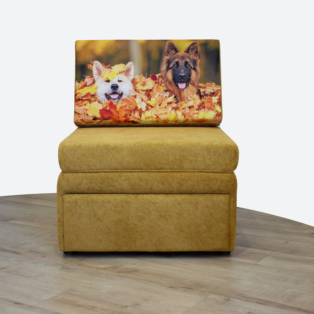 Кресло-кровать "Миник" 70 см, купон Собаки