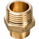 Ниппель STOUT переходной 1/2"x3/8" НР/НР