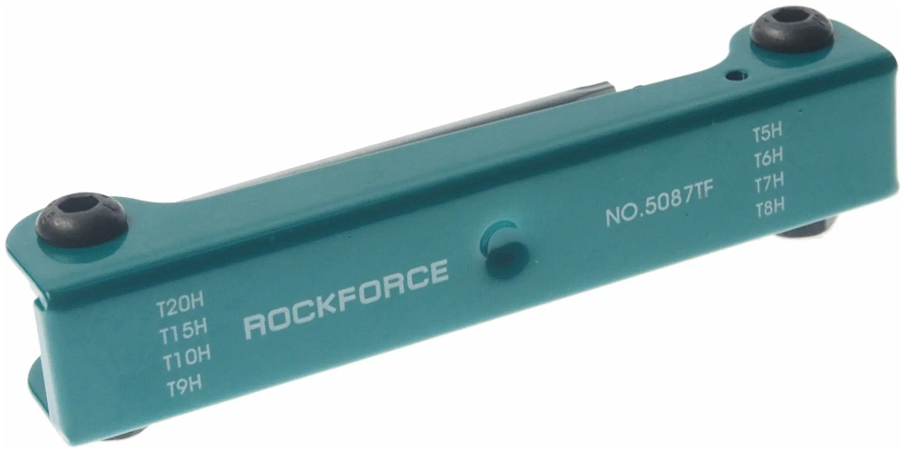 Набор ключей RF-5087TF TORX складной 8пр.(T5H-T10H, T15H, T20H c отверстием) ROCKFORCE