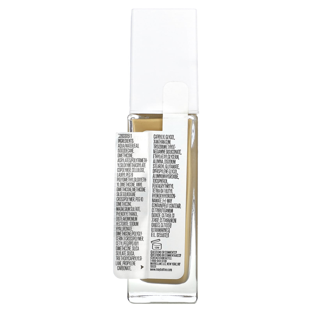 Maybelline, Super Stay, тональная основа Active Wear, 140 светлый загар, 30 мл (1 жидк. унц.)