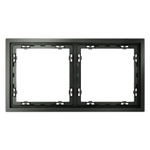 Рамка пластиковая VOLTUM S70 на 2 поста, (титан)