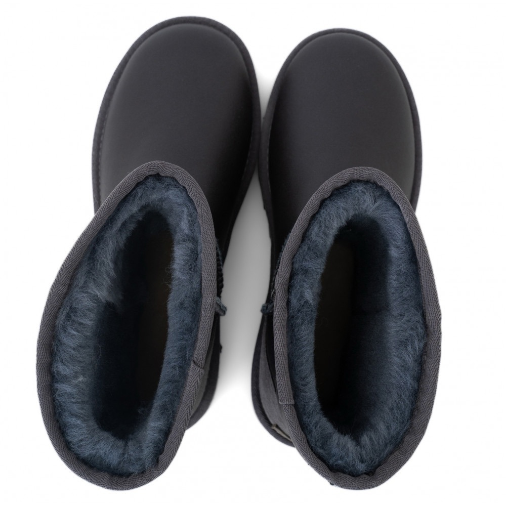UGG Classic Short Metallic Grey