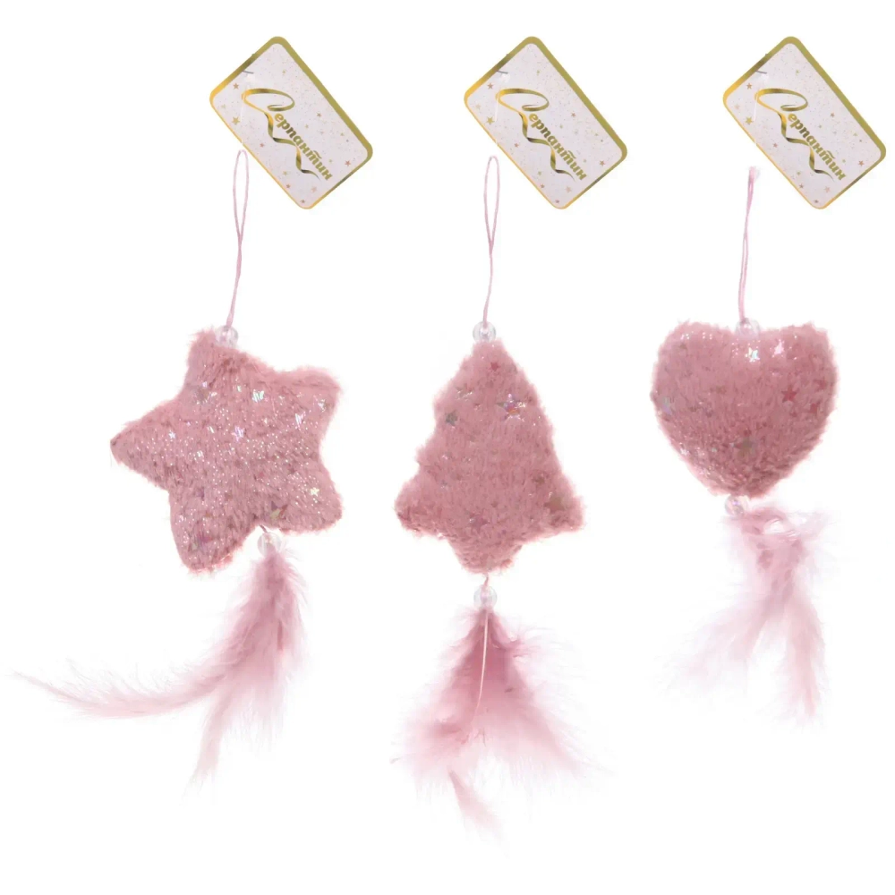 Подвеска «Волшебная фигура» 21 см (в ассортименте), Розовый