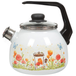 Чайник сталь, эмал, 3 л, свист, руч консоль, СтальЭмаль, Голландский, 4с209я