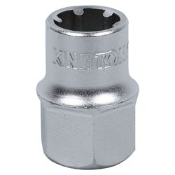 KING TONY (9AW4911) Головка специальная торцевая 1/2", RIBE M10S, для натяжного ролика Toyota