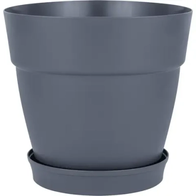 Горшок для цветов InGreen Villa de Fiori, фикс.поддон 48л, D465мм, на колесиках,вулканичес