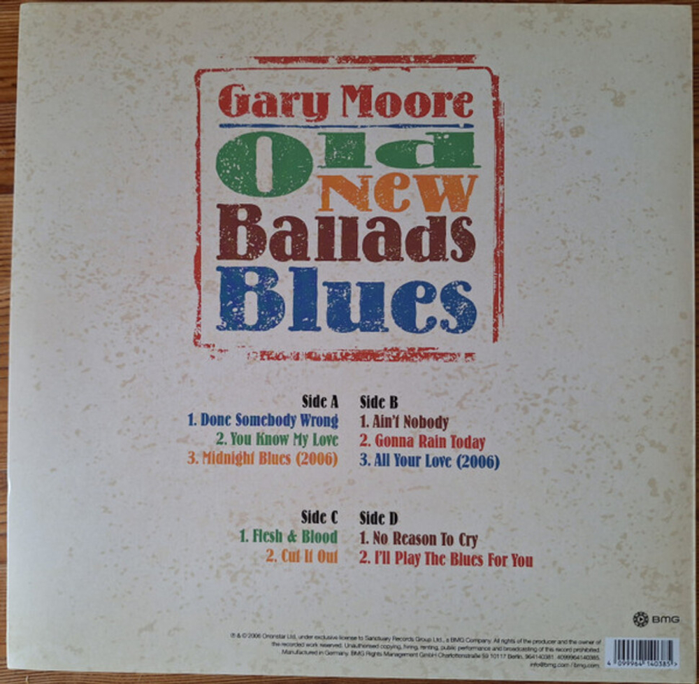 Gary Moore / Old New Ballads Blues (2LP)