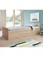 Кровать Боро 90х200 с ящиками и с основанием, артизан