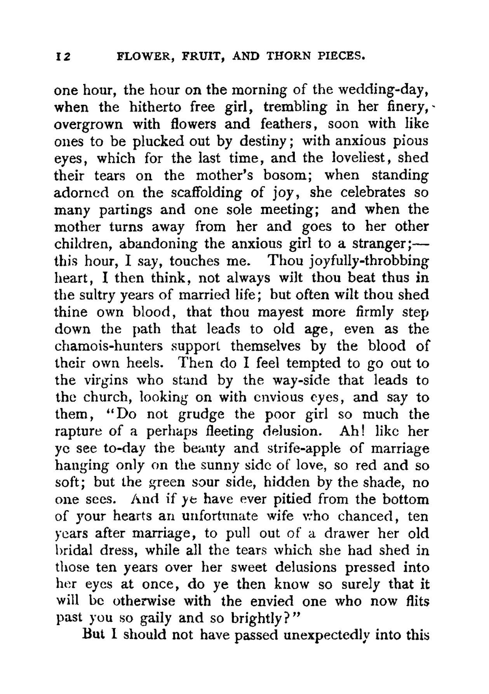 Flower, Fruit and Thorn Pieces: Or, the Married Life, Death, and Wedding of the Advocate of the Poor Firmian Stanislaus Siebenkäs, Tr. by E.H. Noel. Volume 1 | Jean Paul F. Richter