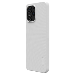 Тонкий чехол белого цвета от Nillkin для смартфона Xiaomi Redmi 12 4G и Note 12R 5G, серия Super Frosted Shield