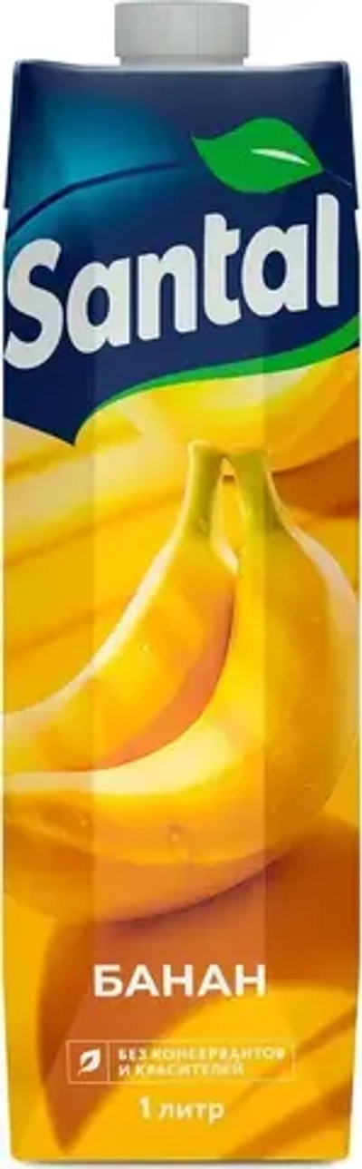 Нектар Santal Банановый, 1 л