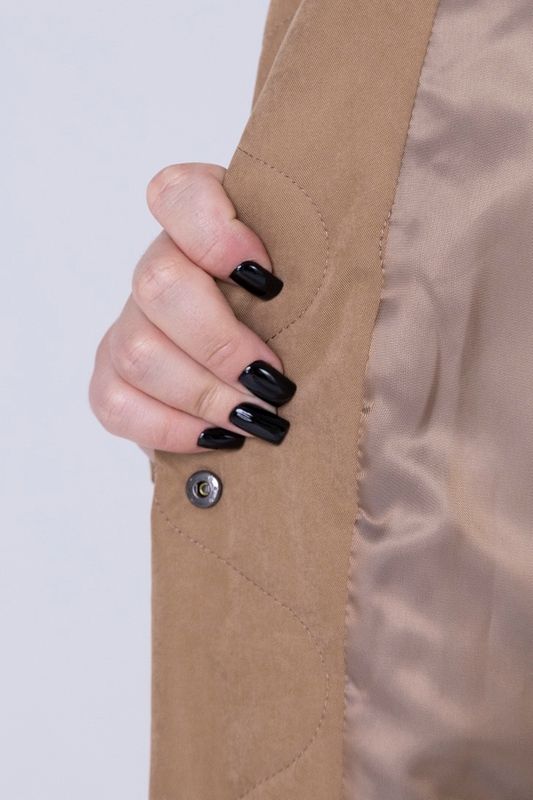 Куртка стеганая, кэмел