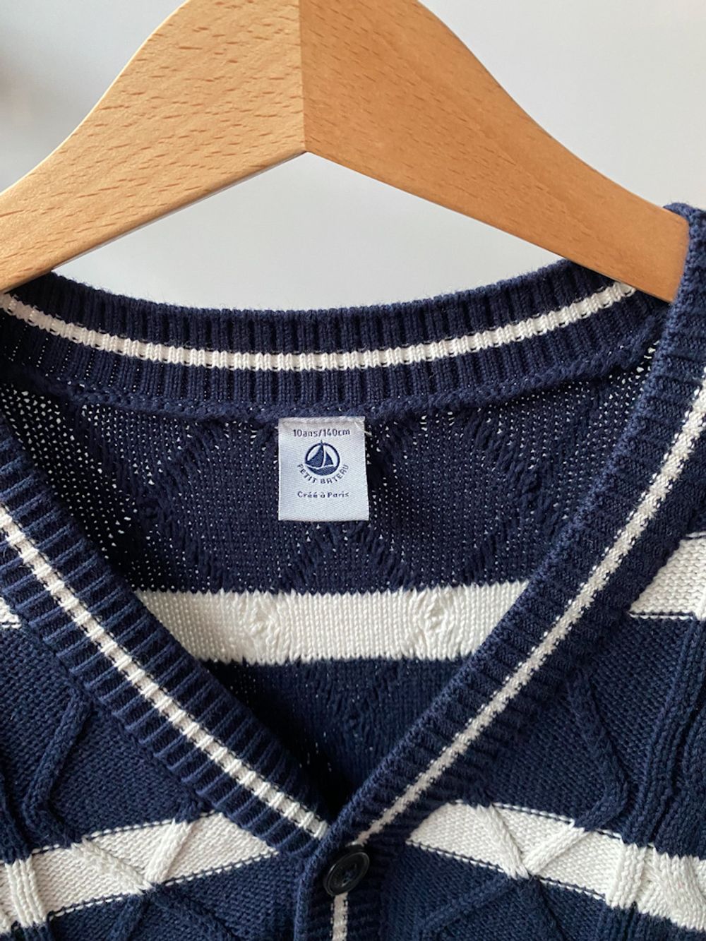 Хлопковый кардиган Petit Bateau, 140