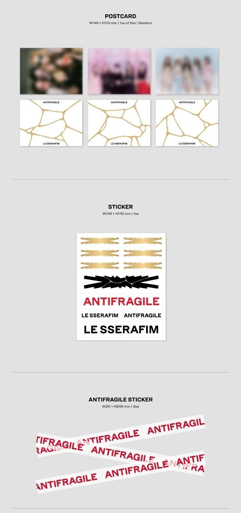 LE SSERAFIM - ANTIFRAGILE