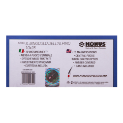 Бинокль Konus Alpino 10x25 — Konus логтип