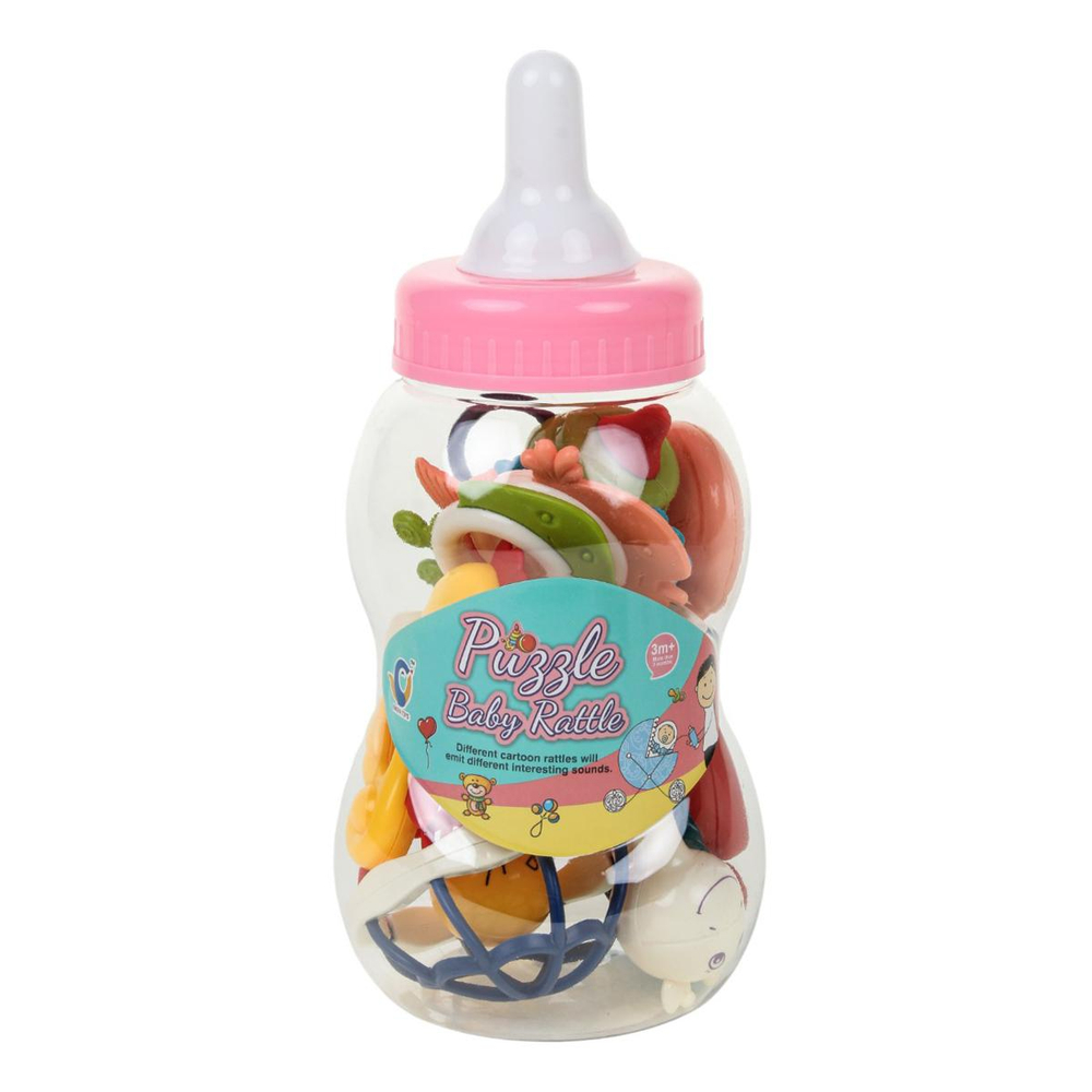 Набор погремушек 11шт, бутылочка 532-9