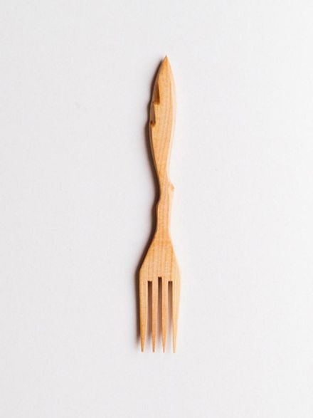 Вилка малая из можжевельника