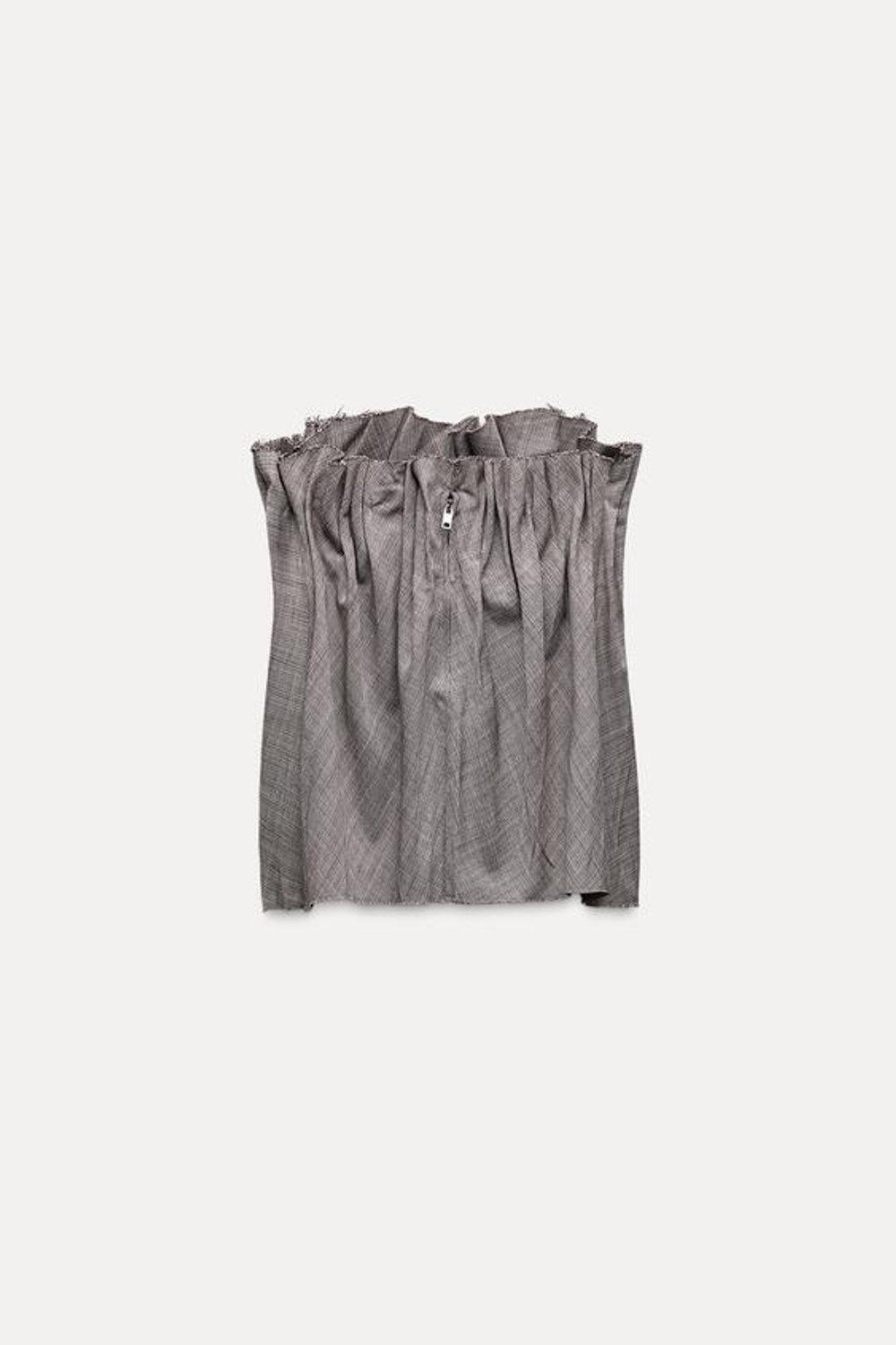 ZARA ТОП СО СБОРКАМИ И ОТКРЫТЫМИ ПЛЕЧАМИ — ZW COLLECTION, РАЗНОЦВЕТНЫЙ