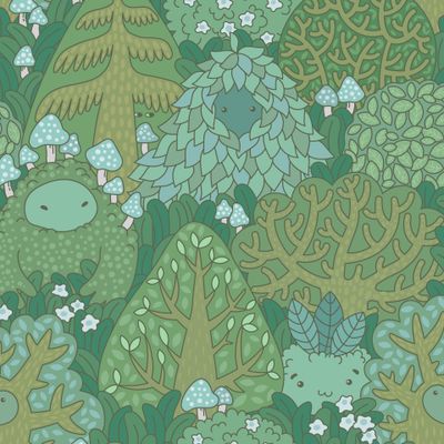 Лесные духи, лешие и деревья