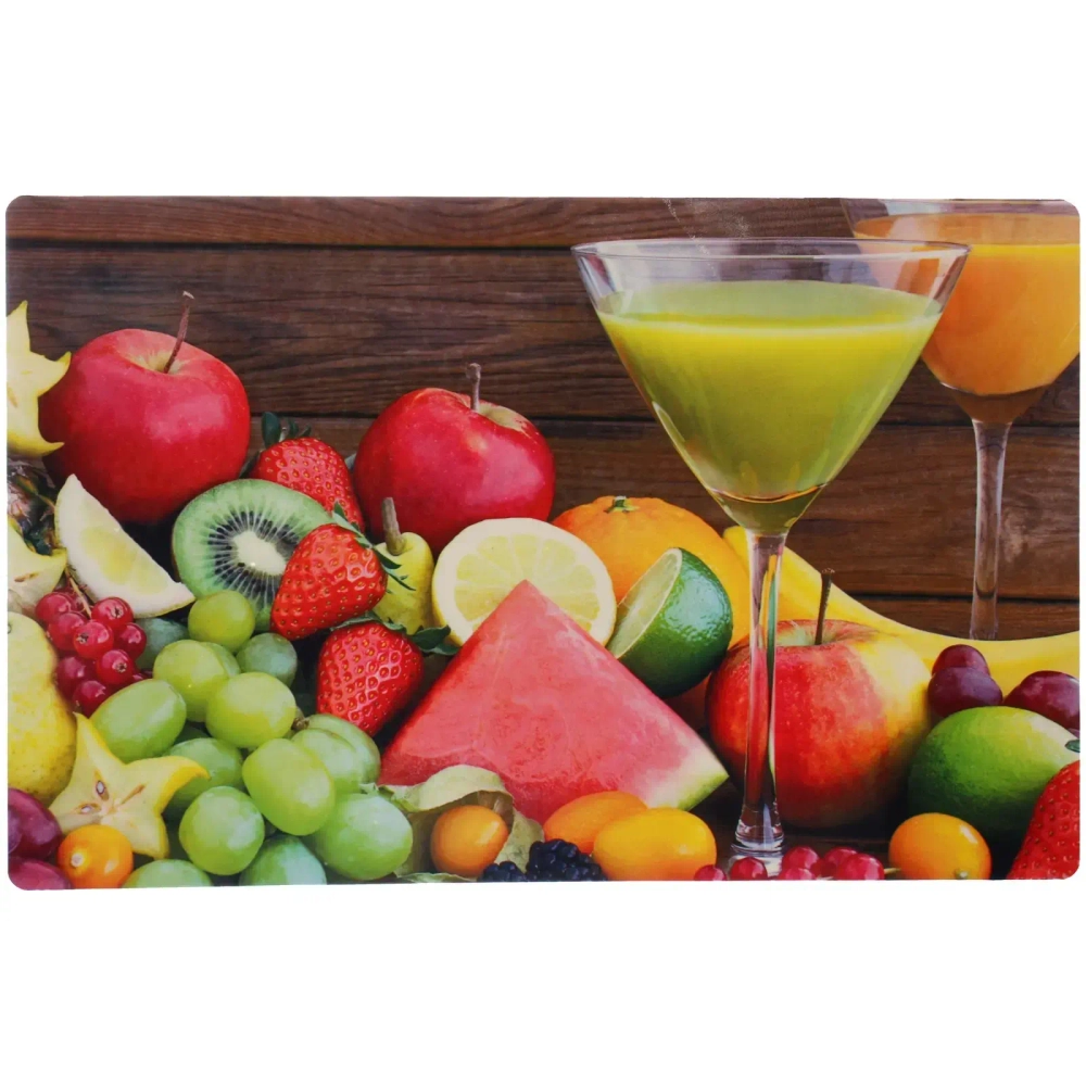 Салфетка на стол 42*27см в наборе 4шт «Фруктовый коктейль»