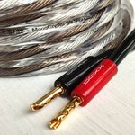 DAXX S192p Акустический кабель 12AWG (3.3мм.кв), класса Hi-End из посеребренной монокристаллической меди -готовая пара-