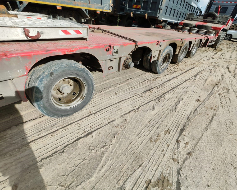 Тверьстроймаш 99397 Полуприцеп тяжеловоз 7 осей 99397Е-04 (Раздвижной)
