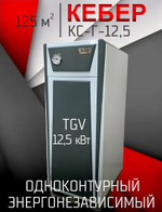 Котел газовый одноконтурный напольный Кебер КС-Г-12.5 TGV 630 открытая 125 м2 (только ОТОПЛЕНИЕ)