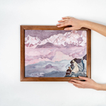 картина в раме Н.К. Рерих "Ведущая" репродукция KR19