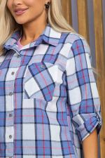 Рубашка Аланта (серо-голубая) Б13398-18М LT Collection