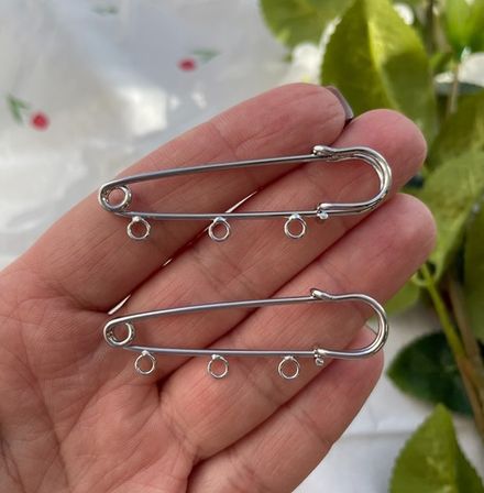 Булавка 50мм, с петельками