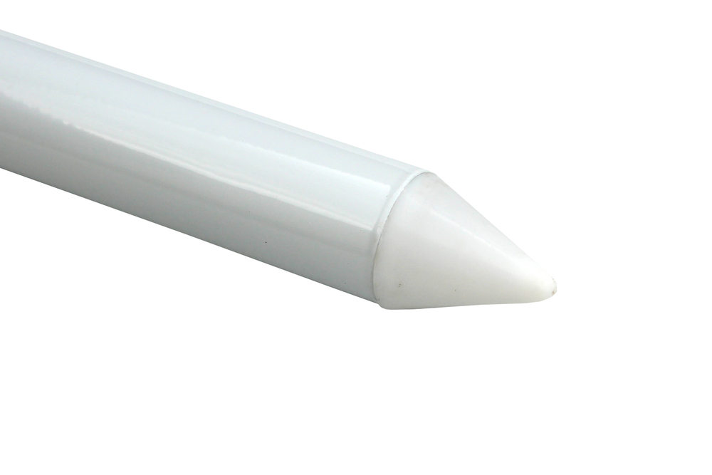 Зонт  2,0м бирюзовая полоска (уп.12шт.) 2 части арт.WRU051/1 "Garden story"