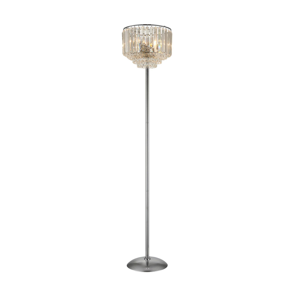 Citilux Синди CL330931 Торшер хрустальный Хром