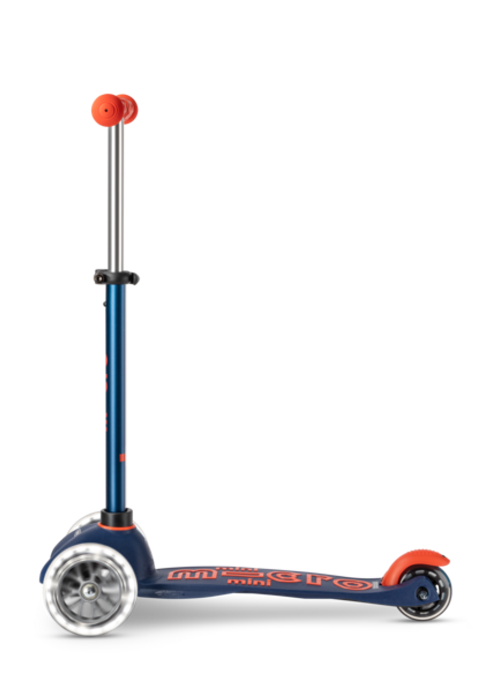 Самокат Mini Micro Deluxe LED Темно-синий