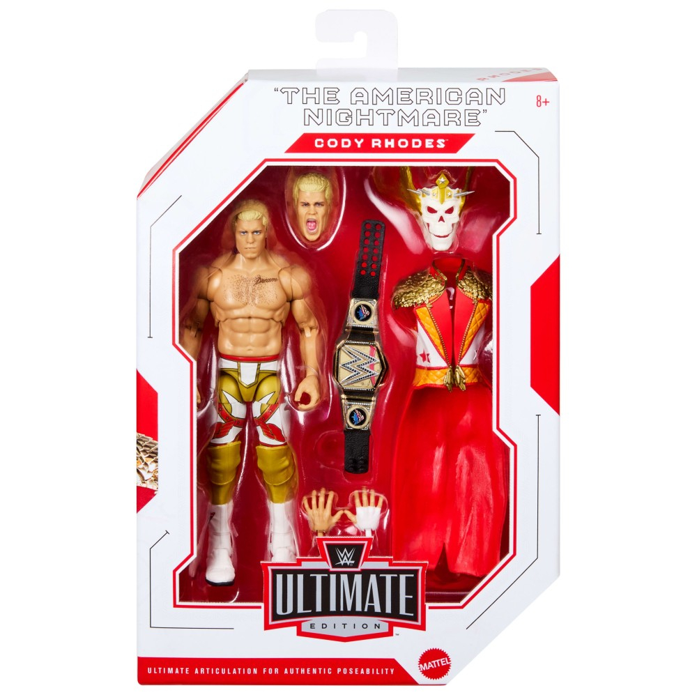 Mattel WWE - Фигурка "Американский кошмар" Коди Роудс 15 см Ultimate Edition JHV89