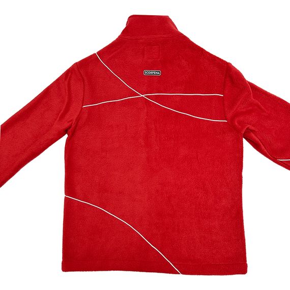 Кофта флисовая на молнии Scorpena Collection красная