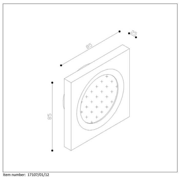 Уличный светильник Lucide Hahne 17107/01/12